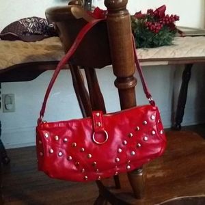 👜NWOT Little red studded shoulder purse 👜